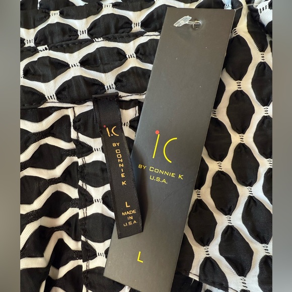 IC By Connie K Lagenlook Artsy Boho Textured Versatile Swing Tunic Size L NWT - Picture 9 of 10